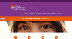 Desktop Screenshot of anna-stiftung.com